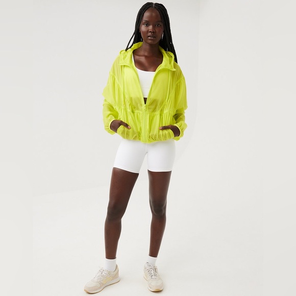 Offline by Aerie - Ripstop Windbreaker Jacket in BLACK - Picture 3 of 5